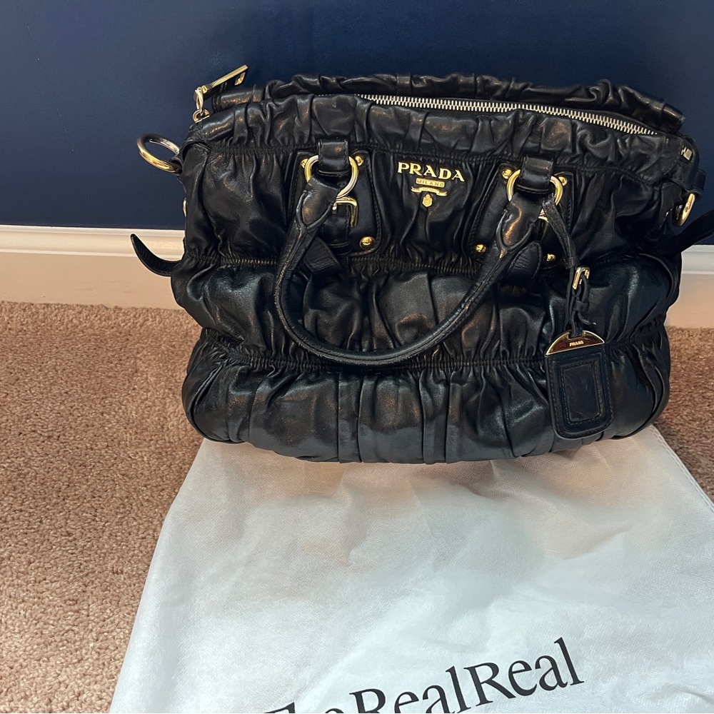Authentic Prada Nappa Gaufre Tote